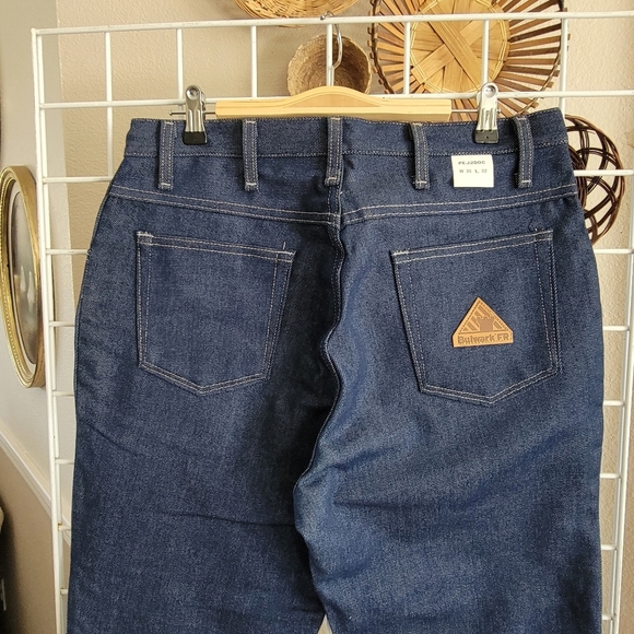 Bulwark Fire Resistant Men's Work Jeans Sz 35x32 - Picture 4 of 5